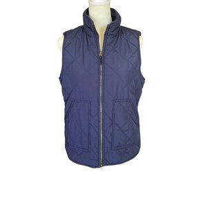G.H.Bass & Co. dark blue women's XS collared sleeveless zip up puffer vest